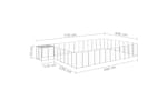 vidaXL 3082236 Dog Kennel Silver 30.25 M2 Steel vidaXL 3082236 Dog Kennel Silver 30.25 M2 Steel