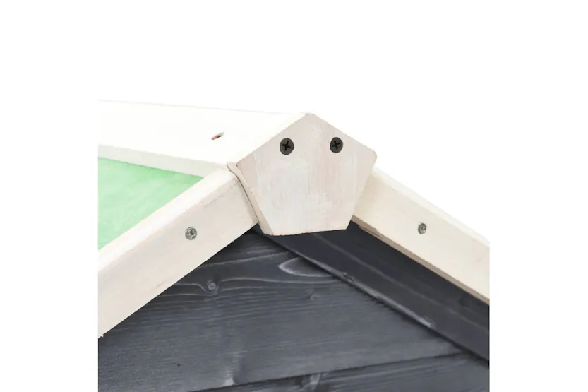 vidaXL 170869 Rabbit Hutch Grey And White 140x63x120cm Solid Firwood vidaXL 170869 Rabbit Hutch Grey And White 140x63x120cm Solid Firwood