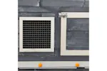 vidaXL 170869 Rabbit Hutch Grey And White 140x63x120cm Solid Firwood vidaXL 170869 Rabbit Hutch Grey And White 140x63x120cm Solid Firwood