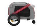 vidaXL 93887 Pet Bike Trailer Red And Black Oxford Fabric And Iron vidaXL 93887 Pet Bike Trailer Red And Black Oxford Fabric And Iron