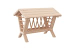 vidaXL 172425 Rabbit Hay Feeder 44x33x33cm Solid Wood Fir vidaXL 172425 Rabbit Hay Feeder 44x33x33cm Solid Wood Fir
