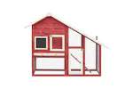vidaXL 170871 Rabbit Hutch Red And White 140x63x120cm Solid Firwood vidaXL 170871 Rabbit Hutch Red And White 140x63x120cm Solid Firwood