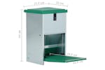 vidaXL 171445 Feedomatic Automatic Poultry Feeder With Treadle 8 Kg vidaXL 171445 Feedomatic Automatic Poultry Feeder With Treadle 8 Kg
