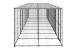 vidaXL 3082256 Outdoor Dog Kennel Steel With Roof 21.78 M2 vidaXL 3082256 Outdoor Dog Kennel Steel With Roof 21.78 M2