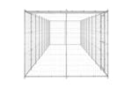 vidaXL 3082306 Outdoor Dog Kennel Galvanised Steel With Roof 21.78 M2 vidaXL 3082306 Outdoor Dog Kennel Galvanised Steel With Roof 21.78 M2