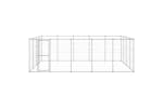 vidaXL 3082319 Outdoor Dog Kennel Galvanised Steel 24.2 M2 vidaXL 3082319 Outdoor Dog Kennel Galvanised Steel 24.2 M2