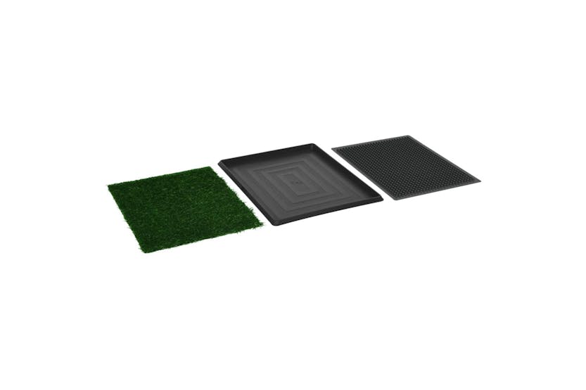 vidaXL 170768 Pet Toilet With Tray & Faux Turf Green 64x51x3cm Wc vidaXL 170768 Pet Toilet With Tray & Faux Turf Green 64x51x3cm Wc