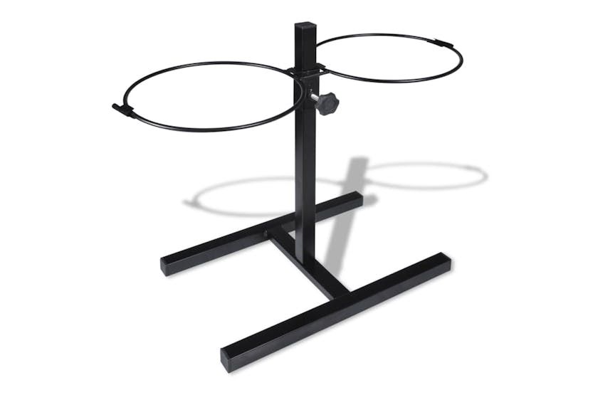 vidaXL 170093 Adjustable Double Diner Pet Dog Feeding Stand & 2 X 4.1l Stainless Steel Bowls vidaXL 170093 Adjustable Double Diner Pet Dog Feeding Stand & 2 X 4.1l Stainless Steel Bowls