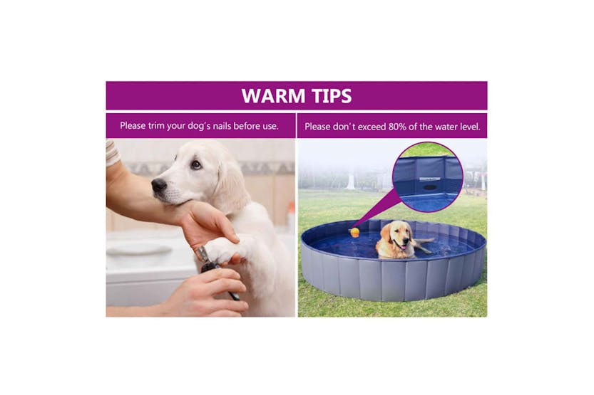 vidaXL 170827 Foldable Dog Swimming Pool Blue 160x30cm Pvc vidaXL 170827 Foldable Dog Swimming Pool Blue 160x30cm Pvc