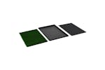vidaXL 170770 Pet Toilets 2 Pcs With Tray & Faux Turf Green 76x51x3cm Wc vidaXL 170770 Pet Toilets 2 Pcs With Tray & Faux Turf Green 76x51x3cm Wc