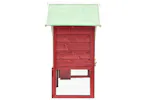 vidaXL 170871 Rabbit Hutch Red And White 140x63x120cm Solid Firwood vidaXL 170871 Rabbit Hutch Red And White 140x63x120cm Solid Firwood