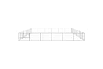 vidaXL 3082178 Dog Kennel Silver 60 M2 Steel vidaXL 3082178 Dog Kennel Silver 60 M2 Steel