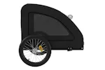 vidaXL 93968 Pet Bike Trailer Black Oxford Fabric And Iron vidaXL 93968 Pet Bike Trailer Black Oxford Fabric And Iron