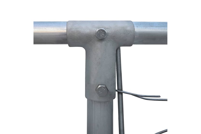 vidaXL 170819 Outdoor Dog Kennel Galvanised Steel 2x2x1 M vidaXL 170819 Outdoor Dog Kennel Galvanised Steel 2x2x1 M