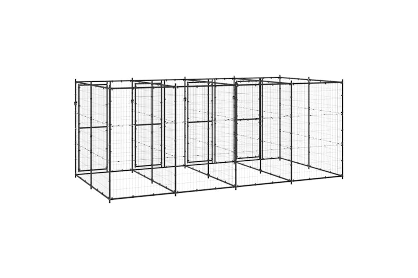 vidaXL 3082262 Outdoor Dog Kennel Steel 9.68 M2 vidaXL 3082262 Outdoor Dog Kennel Steel 9.68 M2