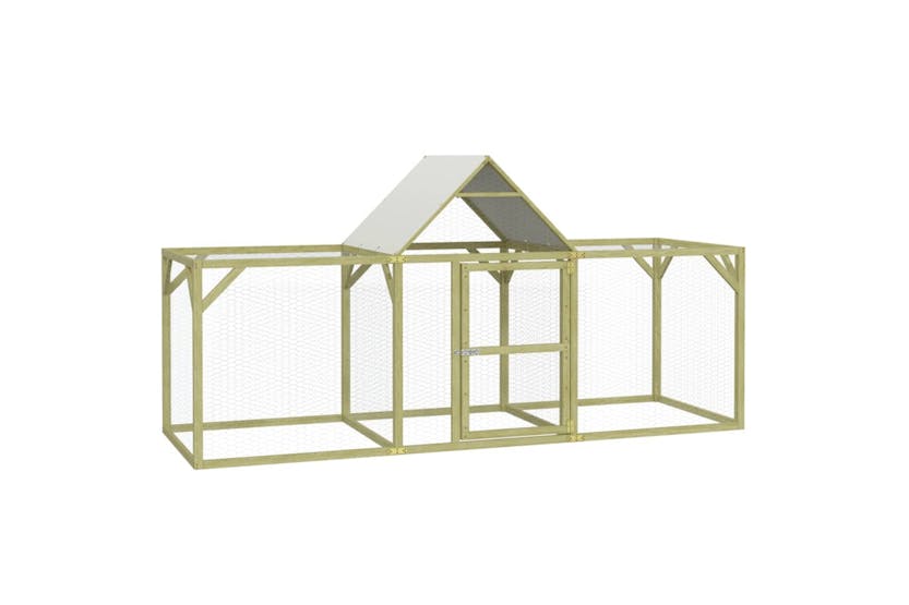 vidaXL 3102982 Chicken Coop 300x100x150cm Impregnated Solid Wood Pine vidaXL 3102982 Chicken Coop 300x100x150cm Impregnated Solid Wood Pine