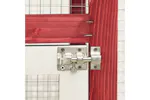 vidaXL 170871 Rabbit Hutch Red And White 140x63x120cm Solid Firwood vidaXL 170871 Rabbit Hutch Red And White 140x63x120cm Solid Firwood