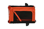 vidaXL 93928 Pet Bike Trailer Orange And Black Oxford Fabric And Iron vidaXL 93928 Pet Bike Trailer Orange And Black Oxford Fabric And Iron