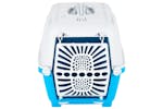 vidaXL 172217 Pet Carrier White And Blue 55x36x36cm Polypropylene vidaXL 172217 Pet Carrier White And Blue 55x36x36cm Polypropylene