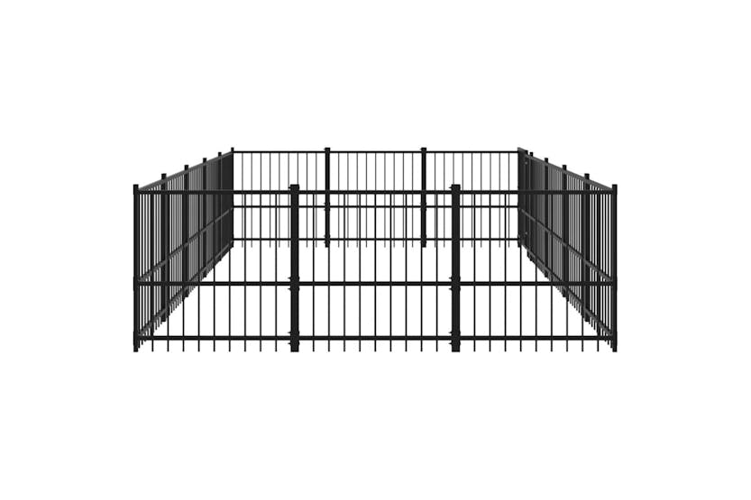 vidaXL 3124618 Outdoor Dog Kennel Steel 14.11 M2 vidaXL 3124618 Outdoor Dog Kennel Steel 14.11 M2