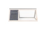 vidaXL 170852 Animal Rabbit Cage Grey Wood vidaXL 170852 Animal Rabbit Cage Grey Wood