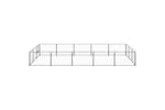 vidaXL 3082129 Dog Kennel Black 15 M2 Steel vidaXL 3082129 Dog Kennel Black 15 M2 Steel