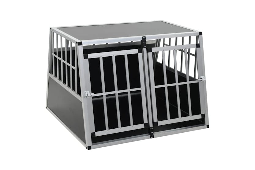vidaXL 170665 Dog Cage With Double Door 94x88x69cm vidaXL 170665 Dog Cage With Double Door 94x88x69cm