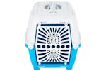 vidaXL 172217 Pet Carrier White And Blue 55x36x36cm Polypropylene vidaXL 172217 Pet Carrier White And Blue 55x36x36cm Polypropylene