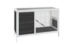 Vidaxl Rabbit Hutch Grey 103x44x69.5 Cm Solid Wood Pine Vidaxl Rabbit Hutch Grey 103x44x69.5 Cm Solid Wood Pine
