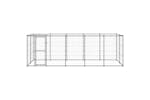 vidaXL 3082294 Outdoor Dog Kennel Steel With Roof 12.1 M2 vidaXL 3082294 Outdoor Dog Kennel Steel With Roof 12.1 M2