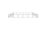 vidaXL 3082173 Dog Kennel Black 60 M2 Steel vidaXL 3082173 Dog Kennel Black 60 M2 Steel
