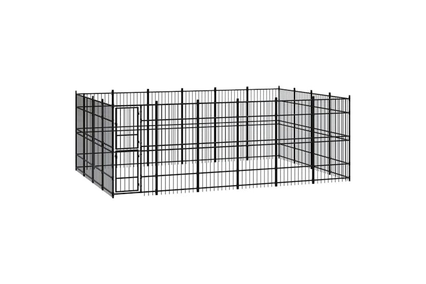 vidaXL 3097984 Outdoor Dog Kennel Steel 22.12 M2 vidaXL 3097984 Outdoor Dog Kennel Steel 22.12 M2