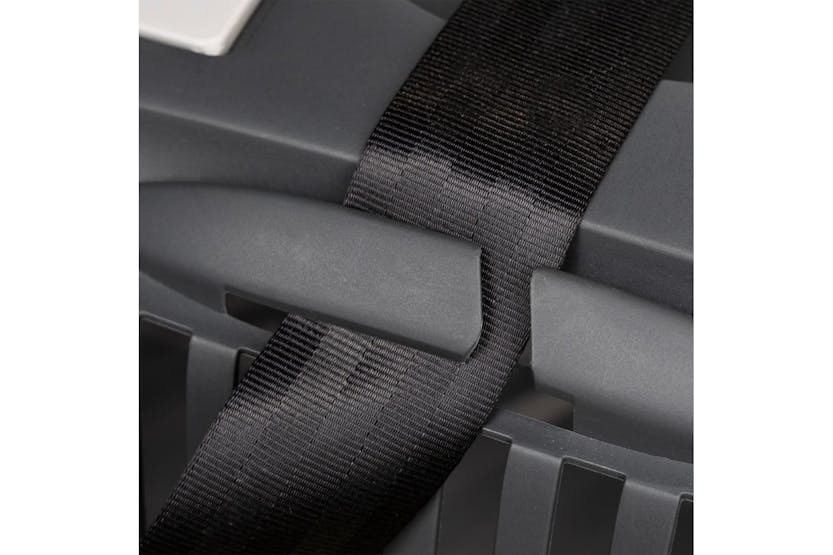 vidaXL 171798 Pet Carrier Grey And Black 61x40x38cm Pp vidaXL 171798 Pet Carrier Grey And Black 61x40x38cm Pp