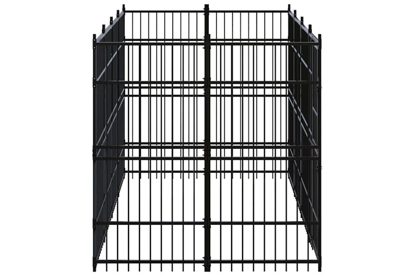 vidaXL 3097958 Outdoor Dog Kennel Steel 7.37 M2 vidaXL 3097958 Outdoor Dog Kennel Steel 7.37 M2
