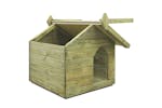 vidaXL 45149 Garden Dog House With Opening Roof Impregnated Pinewood vidaXL 45149 Garden Dog House With Opening Roof Impregnated Pinewood