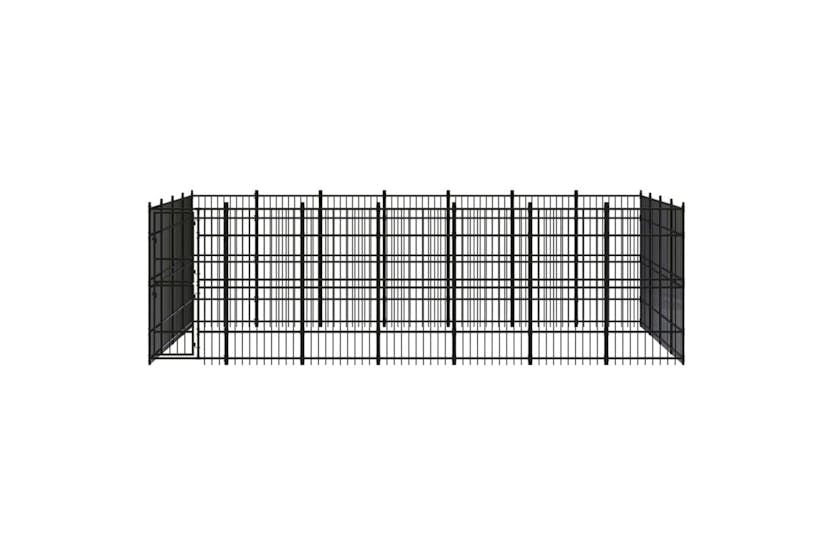 vidaXL 3097985 Outdoor Dog Kennel Steel 25.8 M2 vidaXL 3097985 Outdoor Dog Kennel Steel 25.8 M2