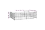vidaXL 3124617 Outdoor Dog Kennel Steel 11.58 M2 vidaXL 3124617 Outdoor Dog Kennel Steel 11.58 M2