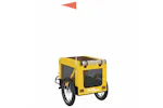 vidaXL 93917 Pet Bike Trailer Yellow And Black Oxford Fabric&iron vidaXL 93917 Pet Bike Trailer Yellow And Black Oxford Fabric&iron