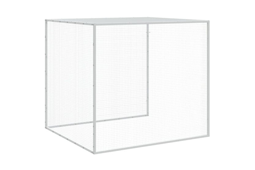 vidaXL 3189040 Chicken Cage With Roof Anthracite 403x98x90cm Galvanised Steel vidaXL 3189040 Chicken Cage With Roof Anthracite 403x98x90cm Galvanised Steel