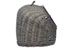 vidaXL 170906 Cat Transporter Grey 60x45x45cm Natural Willow vidaXL 170906 Cat Transporter Grey 60x45x45cm Natural Willow
