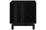 vidaXL 822475 Dog House Black 50x40x52cm Solid Wood Pine vidaXL 822475 Dog House Black 50x40x52cm Solid Wood Pine