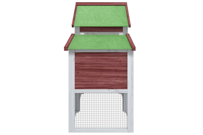 vidaXL 172230 Chicken Coop Mocha 186.5x58.5x113cm Solid Wood Pine vidaXL 172230 Chicken Coop Mocha 186.5x58.5x113cm Solid Wood Pine