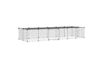 vidaXL 3114056 28-panel Pet Cage With Door Black 35x35cm Steel vidaXL 3114056 28-panel Pet Cage With Door Black 35x35cm Steel
