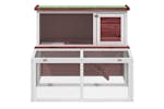 vidaXL 172285 Rabbit Hutch Mocha 102x90x84.5cm Solid Wood Pine vidaXL 172285 Rabbit Hutch Mocha 102x90x84.5cm Solid Wood Pine