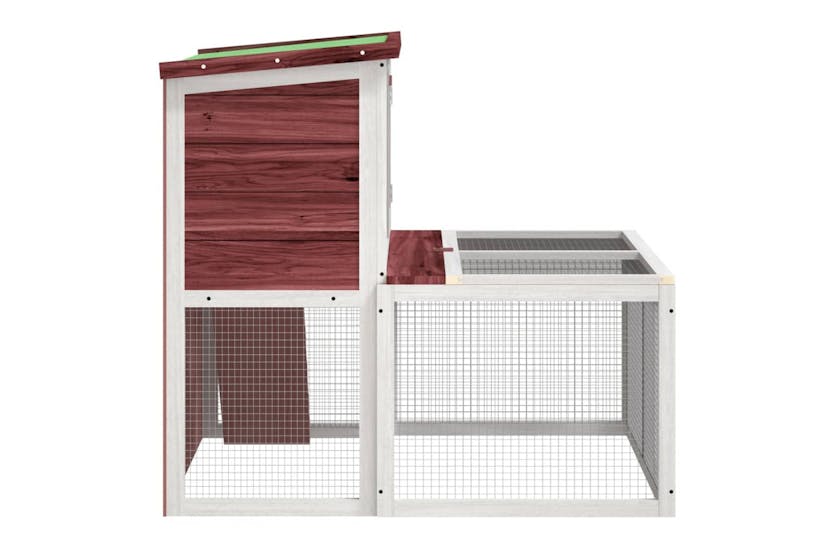 vidaXL 172285 Rabbit Hutch Mocha 102x90x84.5cm Solid Wood Pine vidaXL 172285 Rabbit Hutch Mocha 102x90x84.5cm Solid Wood Pine