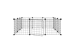 vidaXL 171623 12-panel Pet Cage With Door Black 35x35cm Steel vidaXL 171623 12-panel Pet Cage With Door Black 35x35cm Steel
