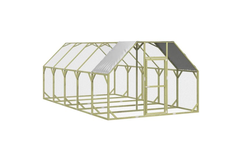 vidaXL 3102991 Chicken Coop 268x500x190cm Impregnated Solid Wood Pine vidaXL 3102991 Chicken Coop 268x500x190cm Impregnated Solid Wood Pine