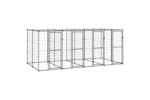 vidaXL 3082251 Outdoor Dog Kennel Steel With Roof 9.68 M2 vidaXL 3082251 Outdoor Dog Kennel Steel With Roof 9.68 M2