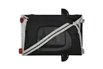 vidaXL 93867 Pet Bike Trailer Grey And Black Oxford Fabric And Iron vidaXL 93867 Pet Bike Trailer Grey And Black Oxford Fabric And Iron