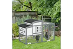 PawHut Chicken Coop with Run Hen House | Multi PawHut Chicken Coop with Run Hen House | Multi